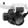 Fdit Lupa de Cabeza con Luces LED 8X 15X 23X