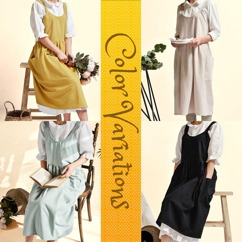 SALUDABLE 2022 Improved Model, Nordic Style Apron, Stylish, Cute, One-piece