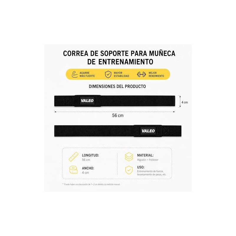 4 Piezas Straps para Gym, Correas de Levantamiento de Pesas