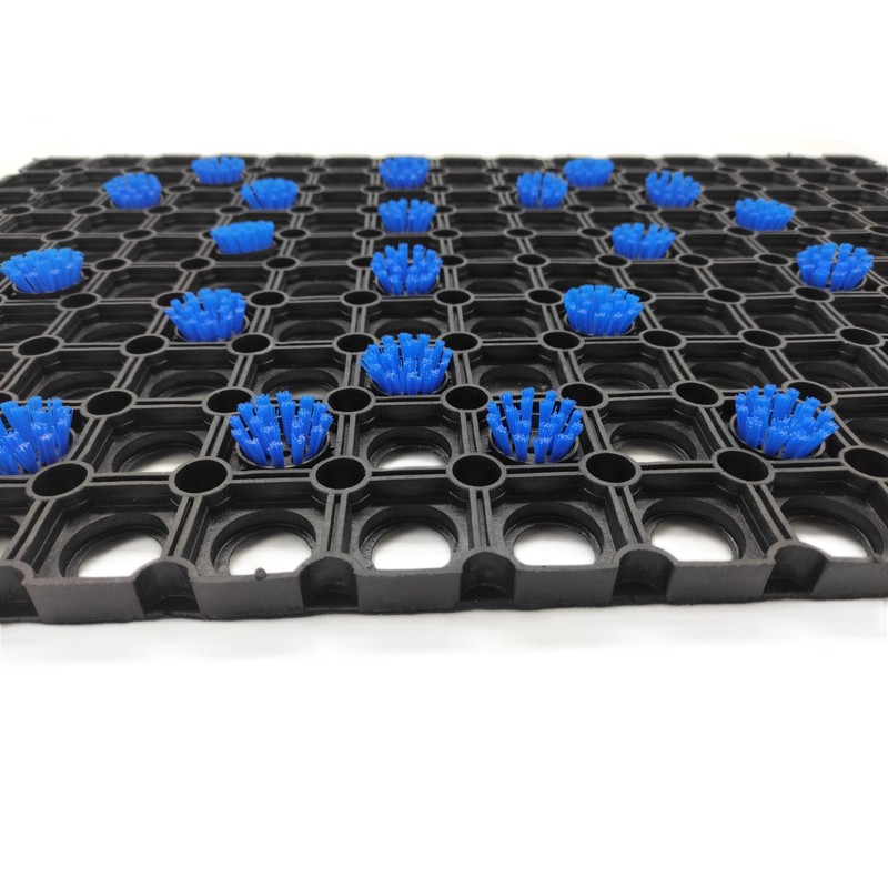 BaWoTec Durable Robust Ring Rubber Mat, Entrance Area, Non-Slip, Indoor