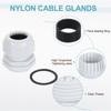 sourcing map 5Pcs PG29 Nylon Cable Glands, Waterproof Cord Grip