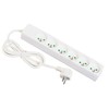 Power Strip 6 Sockets 16A + Earth Cable 1m