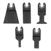 11PCS Oscillating Saw Blade Quick Release Carbon Steel Woodworking Straight