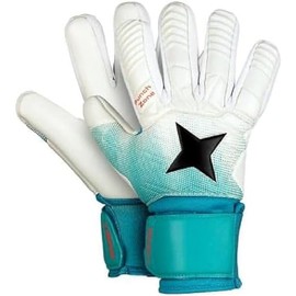 Derbystar Pro Grip Aqua Goalkeeper Gloves White/Turquoise/Black 8