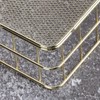 Atyhao Golden Iron Storage Basket Organizer Bin Baskets for HomeKitchen