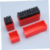 NUOBESTY 36pcs Carbon Steel Letter and Number Punch Set Stamping