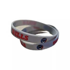Unbranded Buffalo Bills Grateful Dead Bracelets 2 Pack Silicone