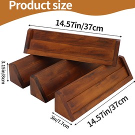 Wahartoly Rummy Cube Game - Large Luxury Rummy Game Set，with 4 Wooden Racks and 106 Tiles，4 Player Edition