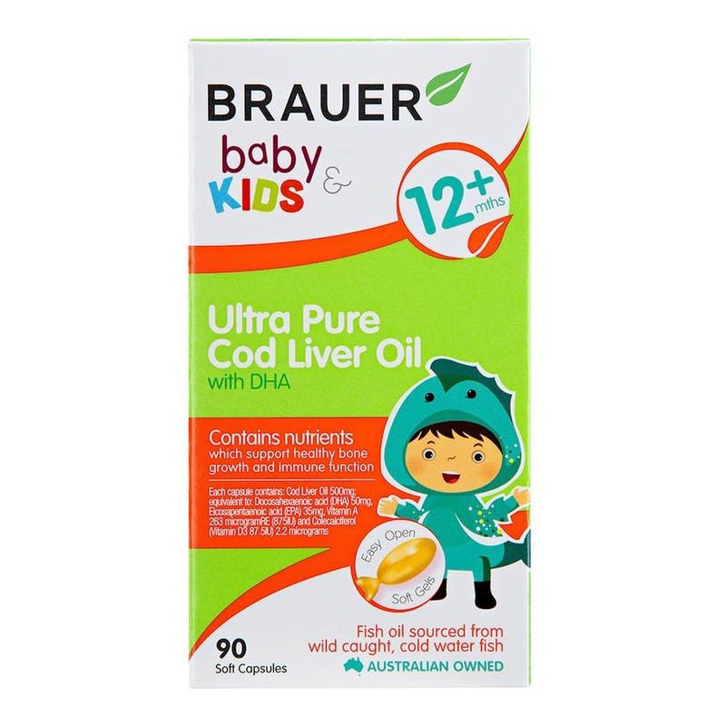 Brauer Baby & Kids Ultra Pure Cod Liver Oil With