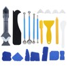 22Pcs/Set Plastic Sealant Spreader Glass Glue Caulking Scraper Sewing Beautify