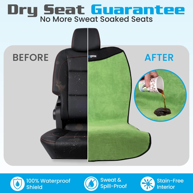 HAPPEGEAR Happeseat Waterproof Car Seat Cover & Protector – Universal