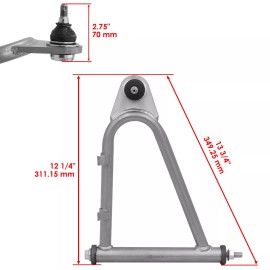 Caltric Front Upper Right A-Arm for Yamaha Banshee 350 YFZ350 1991-2006