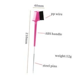 FOMIYES 3sets Makeup Tools Set Brow Combs Wild Eyebrow Brush Eyebrow Dye Steel Pin Abs Pp for Home Use 5pcs*3 Random Color