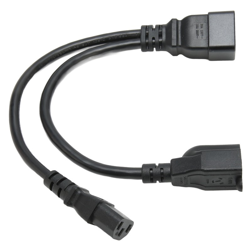 IEC320 C20 to IEC320 C13 5 15R Power Cable 1