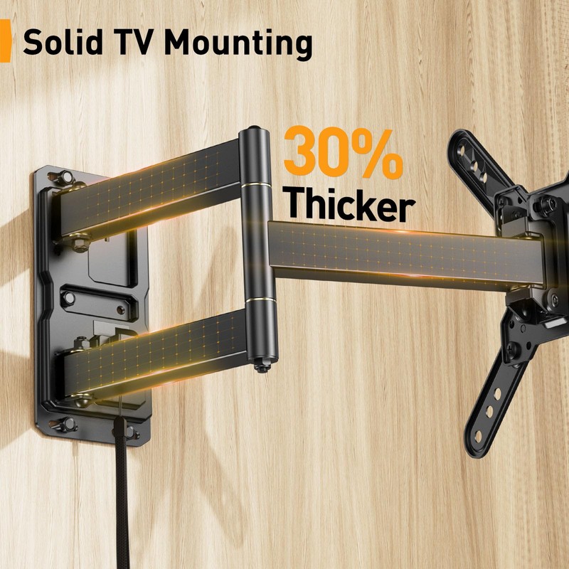 Perlegear Lockable RV TV Mount for 13–43 inch TVs up