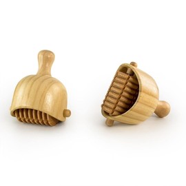 Swedish Glasses with Wooden Roll | Swedish Roll | Wood Therapy | Made from Pine and Lotus Wood | Designed by Static Wood Therapy Spain