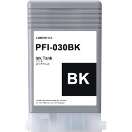 PFI-030 55ml Ink (1-Pack, Black) Lometic Compatible PFI-030BK Ink Cartridge Replacement for Canon PFI-030BK Ink Works with imagePROGRAF TA-20 TA-30 TM-240 TM-340 Printer