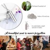 abooxiu Cylinder Cremation Jewelry for Ashes Memorial Urn Necklace for
