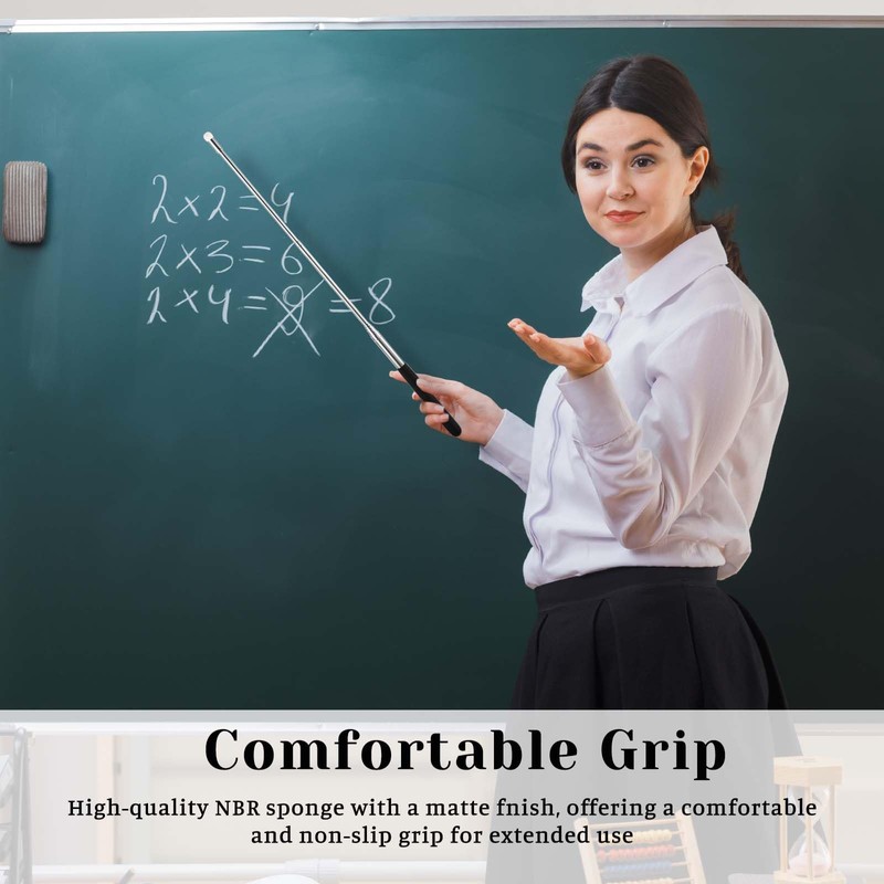 Ptwola 2 Pack Retractable Teachers Pointer Teaching Pointer Stick for