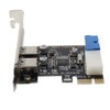 PCI-E to USB 3.0 Expansion Card 19-Pin Converter External 2
