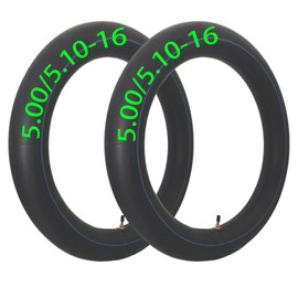 2-Pack 5.00/5.10-16 Inner Tube 130/90-16 Tube Straight Valve Stem
