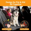 Simple Deluxe Dog Car Seat Cover for Back Seat, 100%