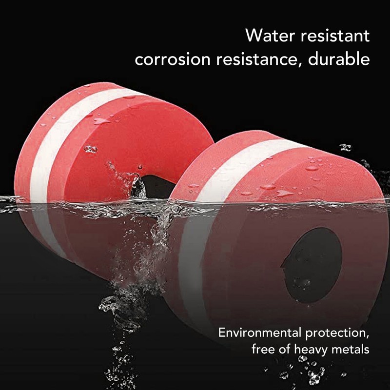 2 PCS EVA Water Floating Dumbbell Yoga Exercise Water Foam