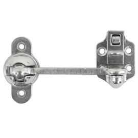 Buyers Products Company DH305 Heavy-Duty Aluminum Door Hold Back - 4 Inch Hook and 2-Position Keepe