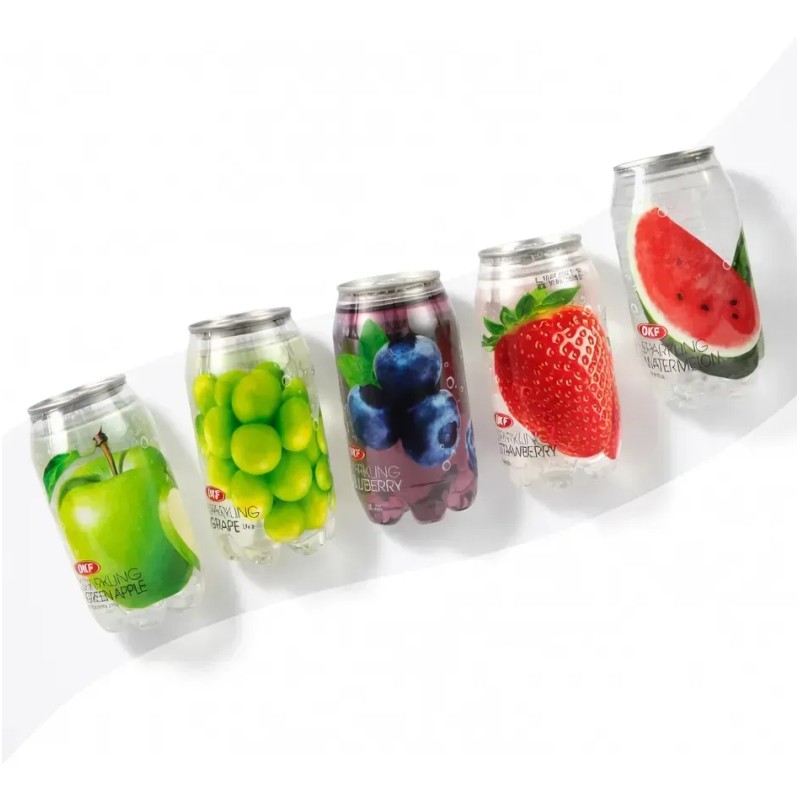 Sparkling Bebida Coreana Sabores Mixtos 350ml Okf Set 5 Pzs