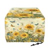 Tnasranmo Sunflower Butterfly Toaster Cover No Base, 4 Slice Wide