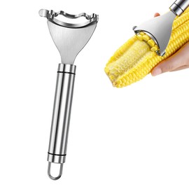 nalaina Corn Cutter, Corn Cutter, Corn Grainer, Corn Cutter, Stainless Steel, Thresher, Peel Off Grain, Kitchen Utensils, Cooking Tools, Convenient Accessories, Household Use, Easy to Clean,
