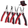 ARROW Snap Ring Pliers Set, 4-Piece Internal/External Circlip Tool Kit
