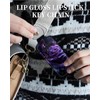 KLLRO RUO Chapstick Holder Keychain Fashion Lipstick Sleeve Lip Balm