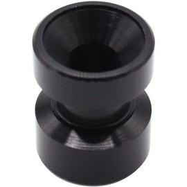 SHLPDFM Pack of 2 8 mm M8 CNC Aluminium Swing Arm Adapter Stand Bobbins Spool Racing Adapter Stand Holder Slider Controller (Black)