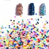 Flatback Rhinestones Round Gems for Nails Art and Crafts 620Pcs