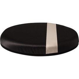HealthSmart 360 Degree Swivel Seat Cushion, Chair Assist for Elderly, Swivel Seat Cushion for Car, Twisting Disc, Black with Tan Stripe, 15 Inches in Diameter