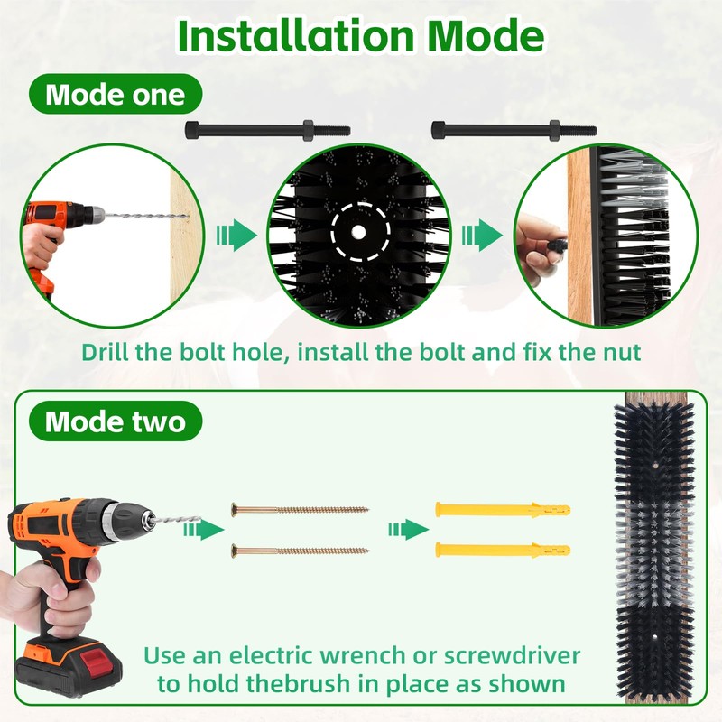 Livestock Scratch Brush for Cattle, Horses, Goats, Cow, Durable Scratching