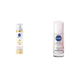 NIVEA Cellular LUMINOUS630 Anti-manchas Fluido Facial Aclarador de Piel FPS50 (40 ml) + Desodorante Aclarante para Mujer Serum Tono Natural Lilac (40 ml)