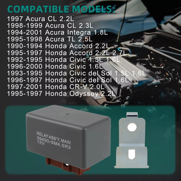 Byteology6 Fuel Pump Main Relay For Honda Civic Accord Accord