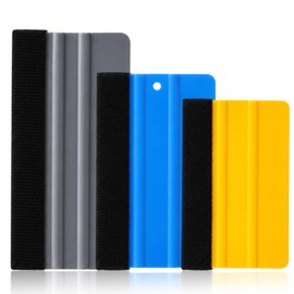 Felt Squeegee for Vinyl, 3 PCS Small Vinyl Squeegee Scraper Tool Set