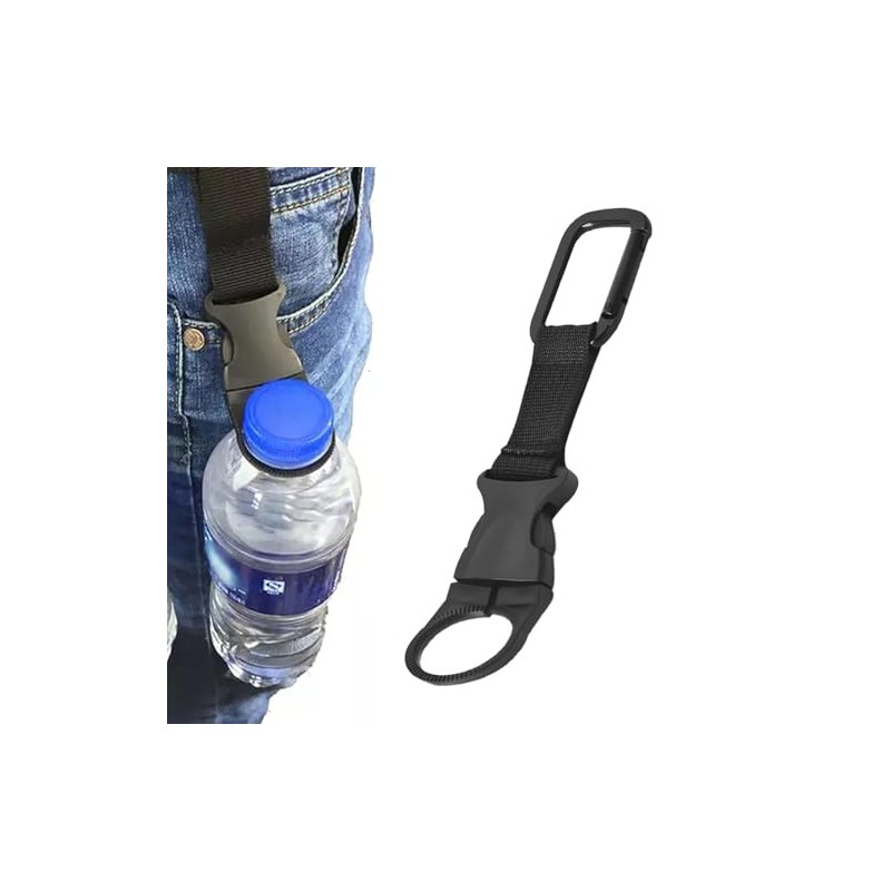 ChasCoCo Plastic Bottle Holder with Key Ring Drink Holder Outdoor