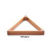 15 Ball Snooker Triangle - Mahogany - for 2 inch