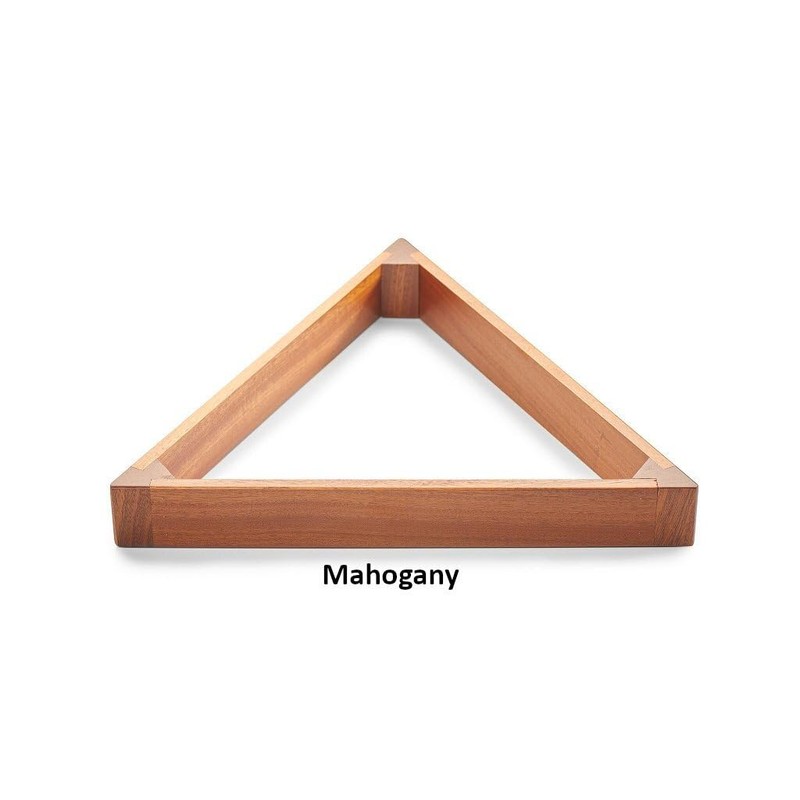 15 Ball Snooker Triangle - Mahogany - for 2 inch