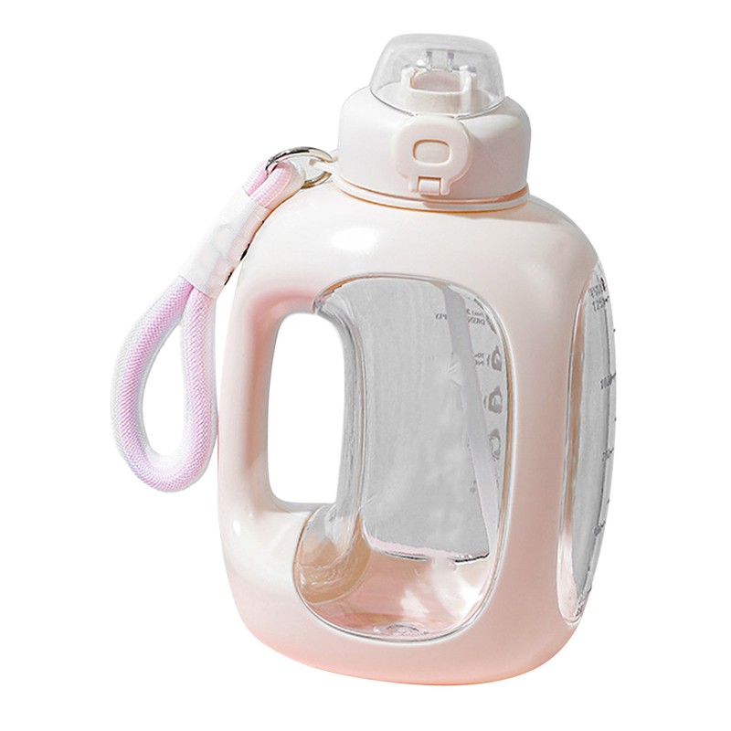 1500ml Sports Water Bottle Large Capacity ABS Coated Portable Handheld
