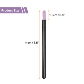 sourcing map 5pcs Pumice Stone Nail File, Pumice Nail Polishing Stick Cuticle Remover, Professional Quartz Stone Nail Filing Buffer Manicure Tool for Salon Nail Art Care, White