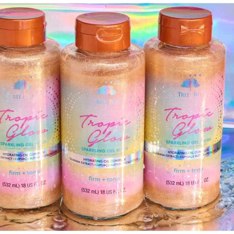 Tree Hut Exfoliante, Crema Y Gel De Baño Piel Radiante