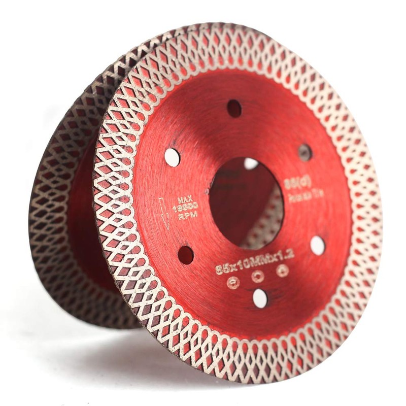 Casaverde 2 Pcs/Lot 3-3/8 Inch Diamond Porcelain Saw Blades Tile