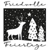 Rayher Timbro Friedvolle Feiertage, 6X7Cm, 29213000