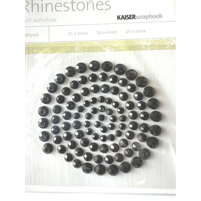 Kaisercraft - Self Adhesive Rhinestones -Pick Color, 100 count -