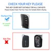 for Lexus Key Fob Cover, Premium Aluminum and Leather Protector